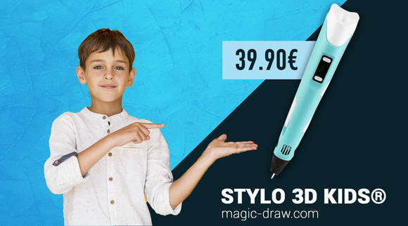 GD12135-Stylo 3D pour Enfant Stylo 3d Professionnel avec 12